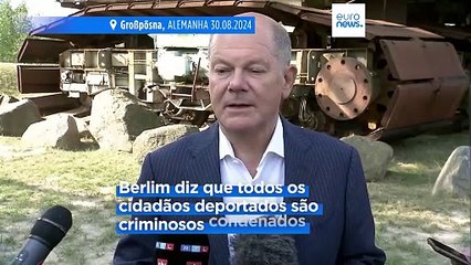 Scholz apoia a deportação de "criminosos condenados" afegãos