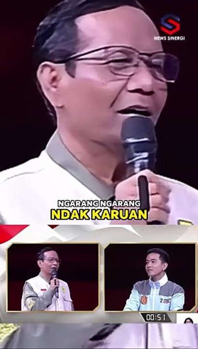 GIBRAN AUTO DI COUNTER MAHFUD ACARA DEBAT KEEMPAT