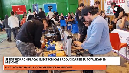 Se entregaron placas electrónicas producidas en su totalidad en Misiones
