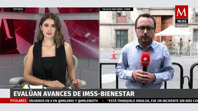 AMLO y Claudia Sheinbaum evalúan avances del Programa IMSS-Bienestar en Palacio Nacional