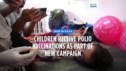 Guerra a Gaza: al via la campagna di vaccinazione contro la poliomelite