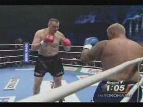 K-1 World GP 2008 in Yokohama Semmy Schilt VS Mark Hunt