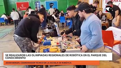 Se realizaron las Olimpiadas Regionales de Robótica en el Parque del Conocimiento