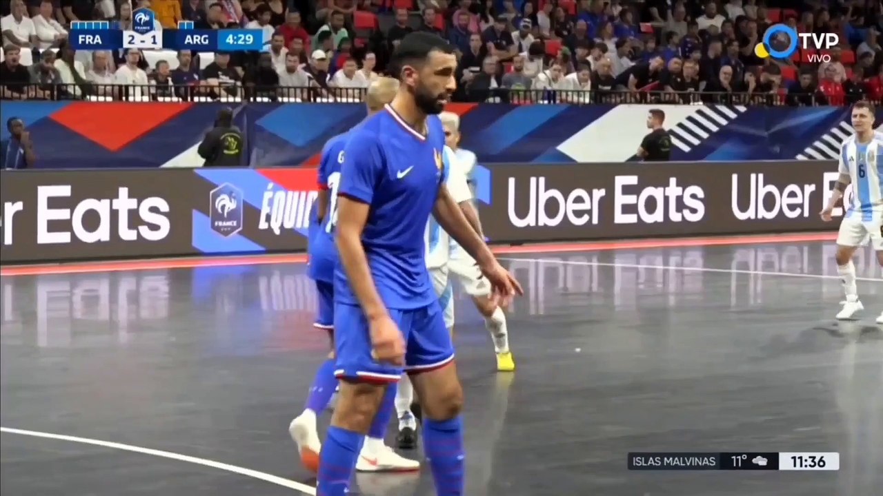 França 3-5 Argentina  - Amistoso Internacional de Futsal