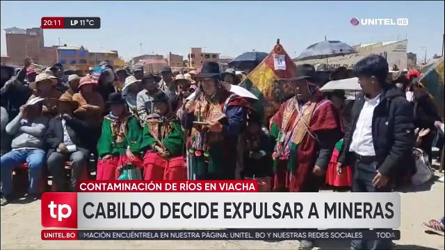 Viacha: Cabildo determina expulsar empresas mineras tras detectarse cinco ríos contaminados, según autoridades originarias