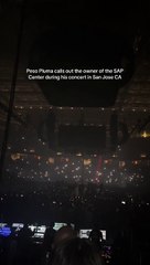 Peso Pluma se lanza contra el dueño del SAP Center