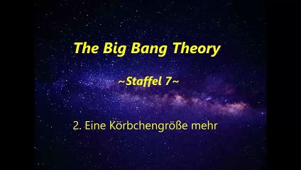 The Big Bang Theory ~Staffel 7~ F 1 - 3 ,tonspur ,einschlafen