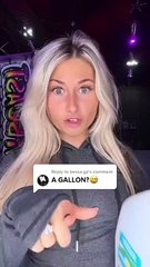 1 gallon of water a day. Electrolyte balance is equally important  should I post a vid on that