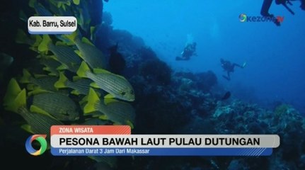 Скачать видео: Pesona Eksotik Bawah Laut Pulau Dutungan Sulawesi Selatan