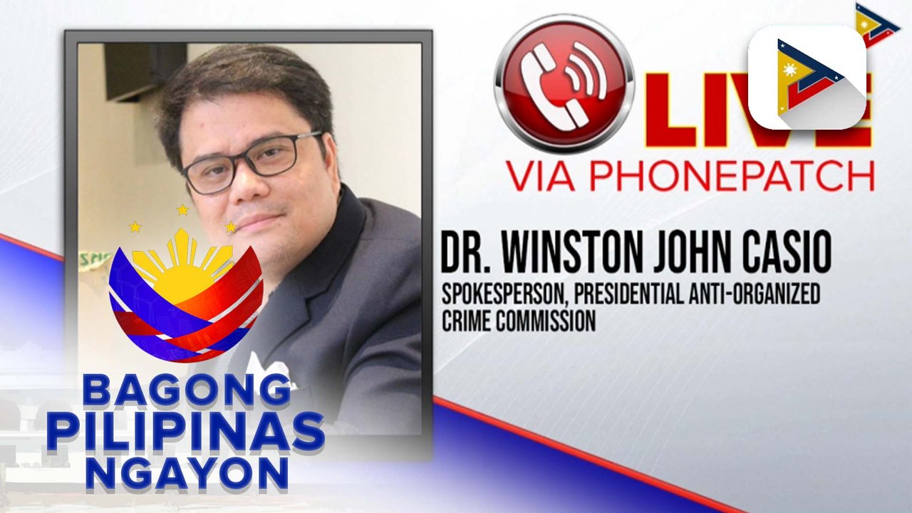 Panayam kay PAOCC Spokesperson Dr. Winston John Casio patunkgol sa pagsagip sa mahigit 100 human trafficking victim sa Lapu-Lapu City