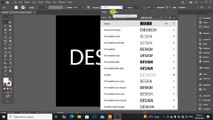 Text Overlapping Effect in Illustrator