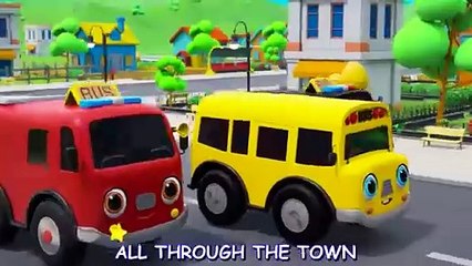 Wheels On The Bus Go To Town  Nursery Rhymes  Kids Songs  Baby Car Songs TV_360P