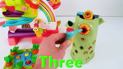 Best Toy Learning Video for Toddlers and Kids - Learn Colors and Counting in the Garden!