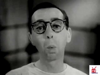 1960 Arnold Stang Chunky chocolate bar HUMOROUS TV commercial - wimpy boxer