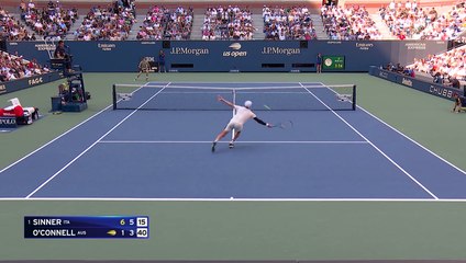 Sinner - O'Connell - Les temps forts du match - US Open