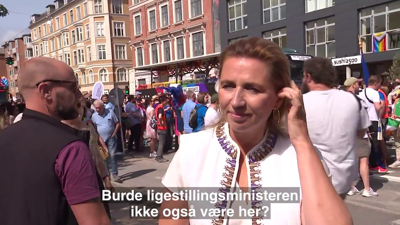 Interview med Statsminister Mette Frederiksen på Copgenhagen Pride | 17 August 2024 | DR