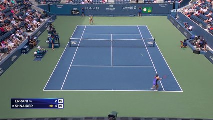 Errani - Shnaider - Les temps forts du match - US Open