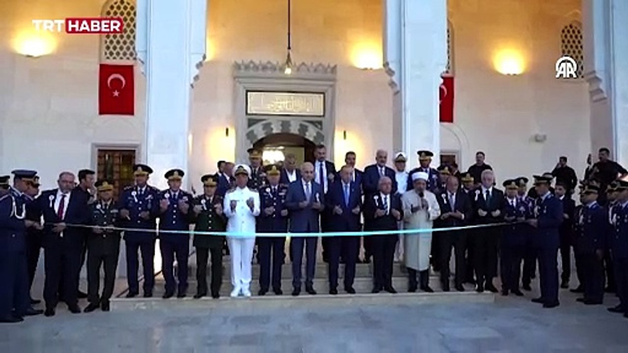 Cumhurbaşkanı Erdoğan, Hava Harp Okulu Camii'nin açılışını yaptı