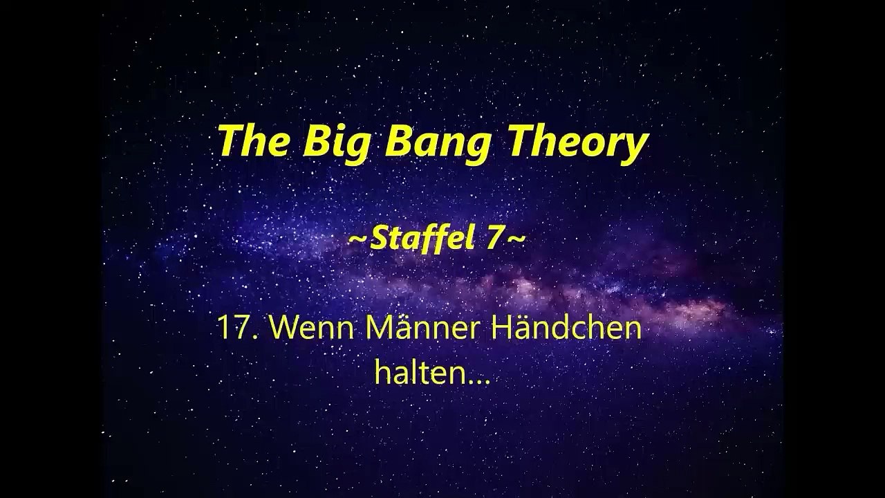 The Big Bang Theory ~Staffel 7~ F 16 - 20 ,tonspur ,einschlafen