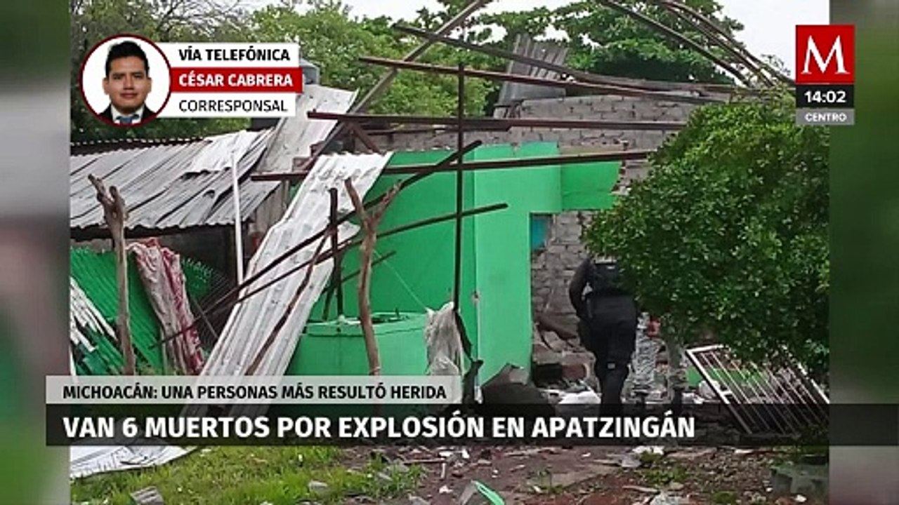 Explosión en bodega clandestina cobra la vida de seis personas en Apatzingán