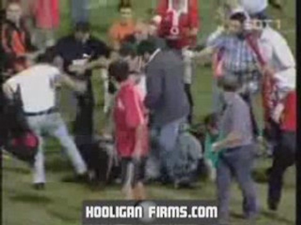 fans vs police