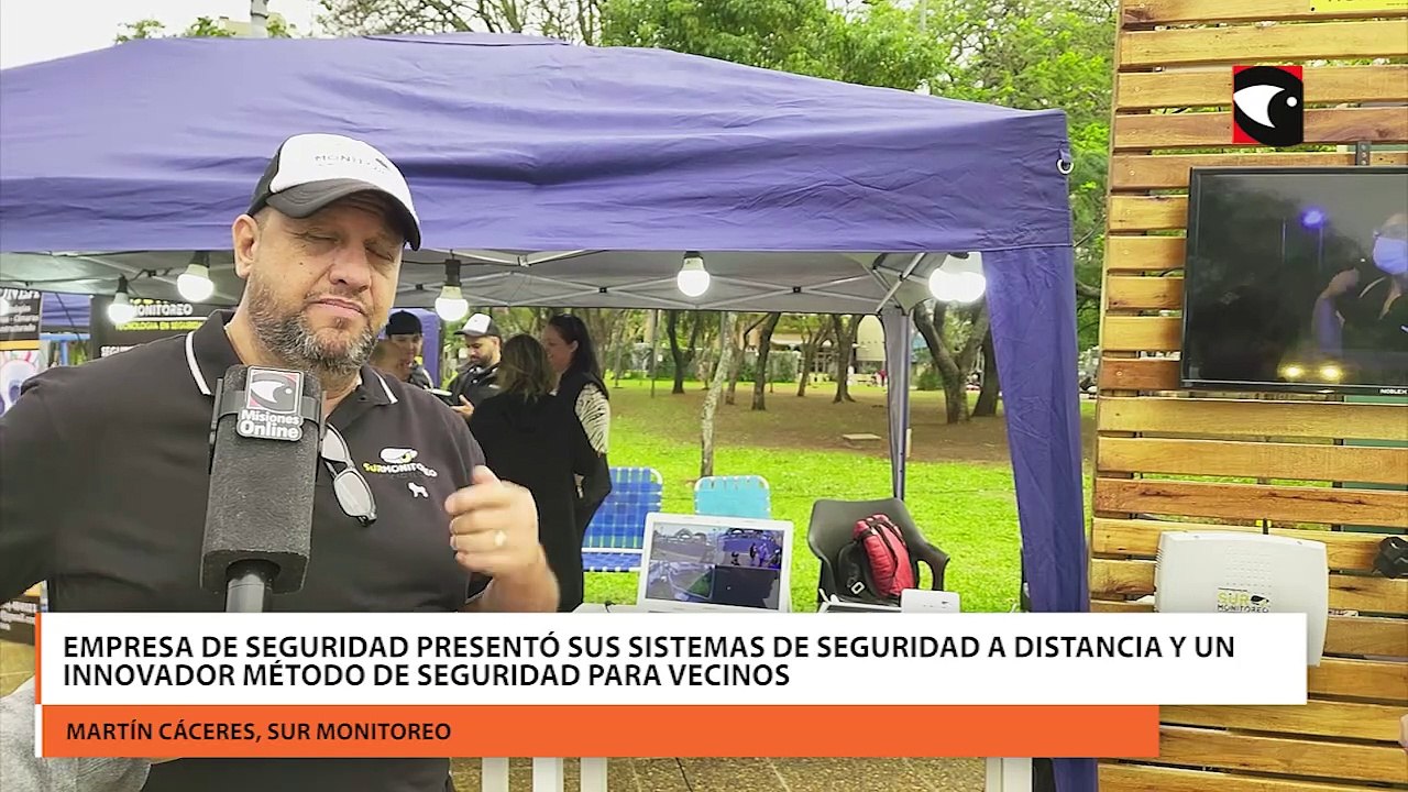 Empresa de seguridad presentó sus sistemas de seguridad a distancia y un innovador método de seguridad para vecinos