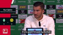 Sahin unimpressed by Dortmund's performance against Bremen