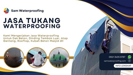 Telp/Wa 0821 3435 8787 Jasa Waterproofing Dak Beton di Kota Banjarnegara Jawa Tengah