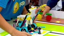 Niños y jóvenes compitieron para solucionar problemas ambientales con robots