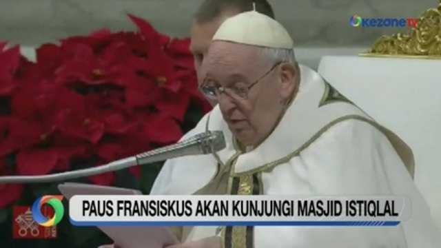 Paus Fransiskus akan Kunjungi Masjid Istiqlal