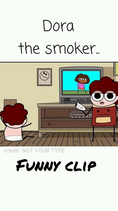 Dora the explorer  #short #notyourtype #angryprash #rgbucketlist #kirtichow#animation