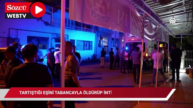 Tartıştığı eşini tabancayla öldüren kişi intihar etti