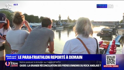 Tải video: Para-triathlon: les épreuves reportées à lundi en raison de la qualité de l'eau de la Seine