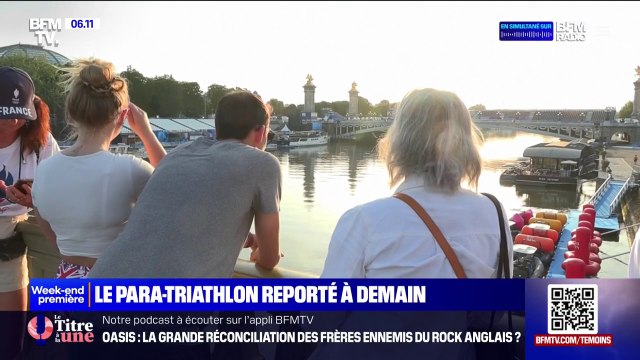 Para-triathlon: les épreuves reportées à lundi en raison de la qualité de l'eau de la Seine