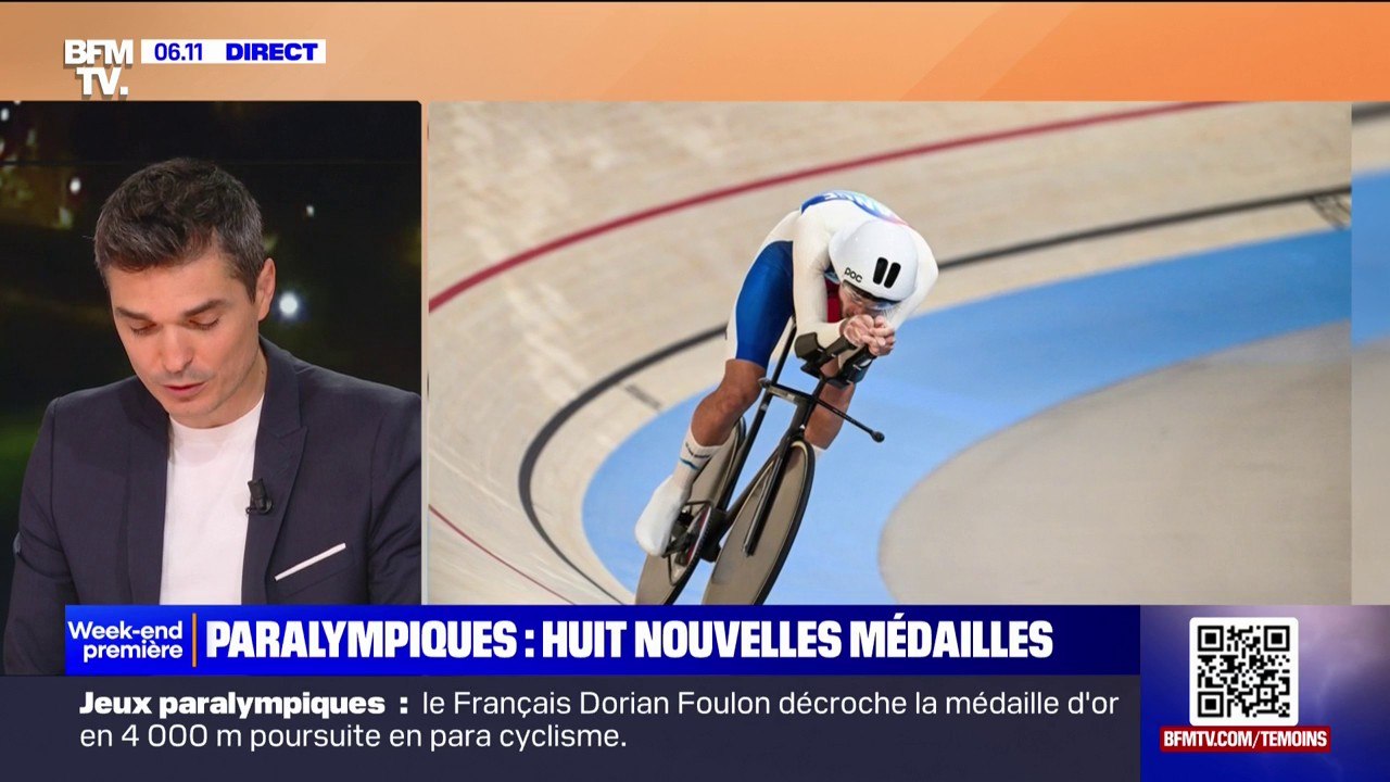 Jeux paralympiques: huit nouvelles médailles ce samedi pour la France, 8e au tableau des médailles