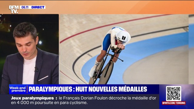 Jeux paralympiques: huit nouvelles médailles ce samedi pour la France, 8e au tableau des médailles