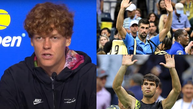 Tennis - US Open 2024 - Jannik Sinner : Djokovic and Alcaraz... This shows that sports are unpredictable