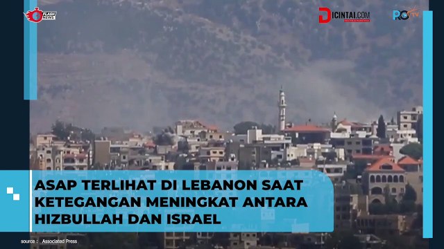 Ketegangan Memuncak di Lebanon Asap Tebal Terlihat di Tengah Konflik Hizbullah dan Israel