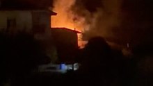 Incendio a Vignole di Arco, paura nella notte