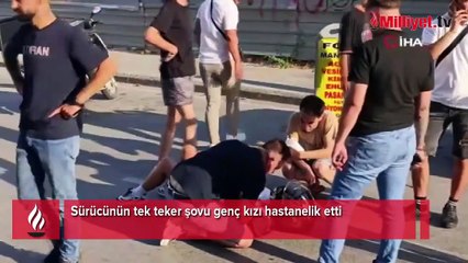 Tek teker şov öldürüyordu! Görüntüler Antalya'dan