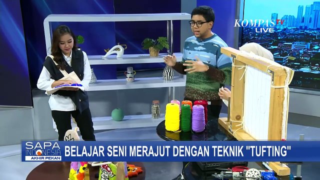 Tren Tufting Cara Merajut Karpet Hingga Hiasan Dinding yang Lagi Hits, Gunakan Pistol Khusus
