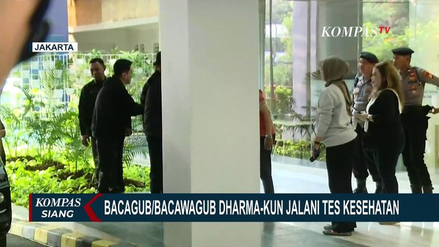 Tes Kesehatan Dharma-Kun Calon Independen Pilkada Jakarta, Paslon Terakhir yang Jalani Pemeriksaan