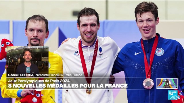 Paralympiques: une moisson de médailles françaises samedi