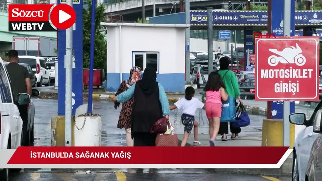 İstanbul'da sağanak yağış
