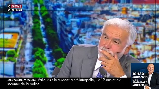 Pascal Praud recadre l'écrivain Richard Millet dans son émission L'heure des pros sur CNews après ses propos sur Lucie Castets.