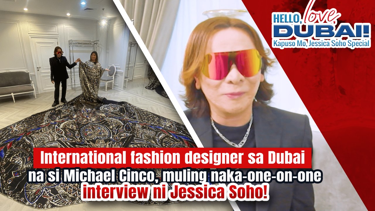 Jessica Soho’s one-on-one interview with Michael Cinco | Kapuso Mo, Jessica Soho