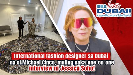 Jessica Soho’s one-on-one interview with Michael Cinco | Kapuso Mo, Jessica Soho