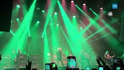  ABD'li metal grubu Overkill, İstanbul'da hayranlarıyla buluştu