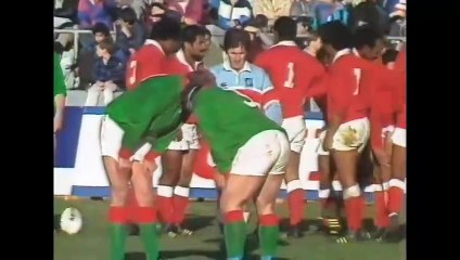 Rugby World Cup 1987 - Tonga vs Wales - full Game