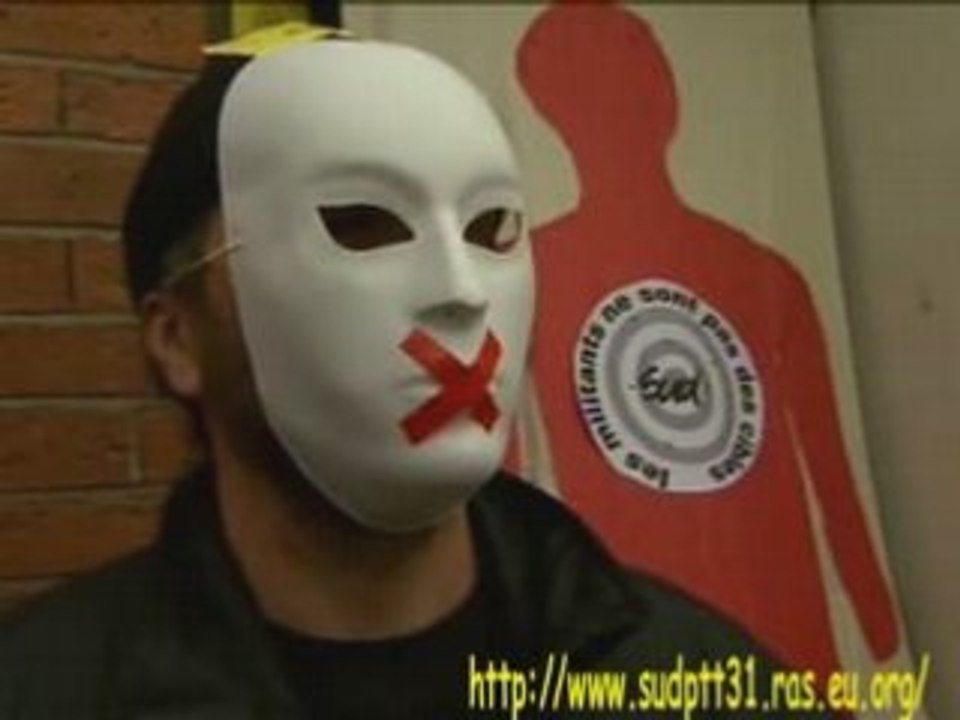 Repression aux Télécoms Action SUDPTT31